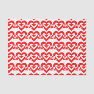 Cool Love Graphic, Red Tissue Paper
