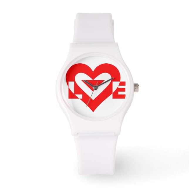 Cool Love Graphic, Red Watch (Front)
