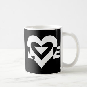 Cool Love Graphic, White Coffee Mug