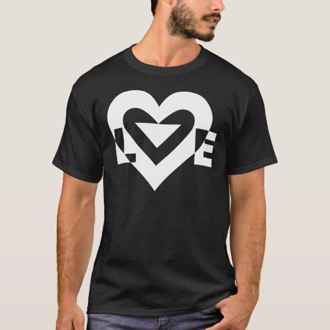 Cool Love Graphic, White T-Shirt (Front)