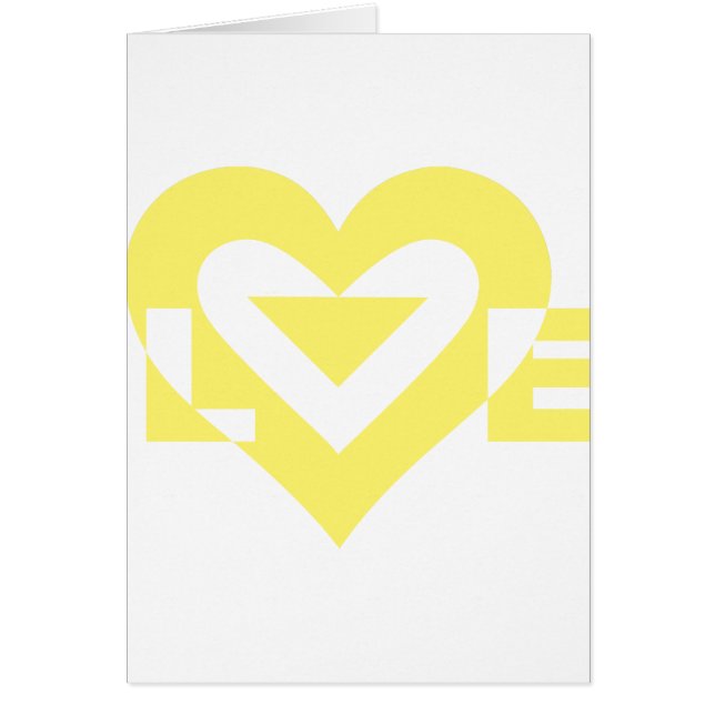 Cool Love Graphic, Yellow (Front)