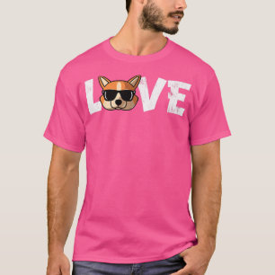 Cool Love Welsh Corgi Mum Funny Welsh Corgi Dad-20 T-Shirt