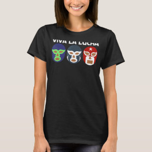 Cool Lucha Libre For Men Women Luchador Mexican Wr T-Shirt
