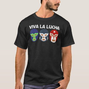 Cool Lucha Libre For Men Women Luchador Mexican Wr T-Shirt