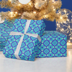 Cool Luxurious Sophisticated Monogram Birthday Wrapping Paper
