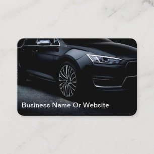 Cool Luxury Car Service Business Cards