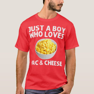 Cool Mac And Cheese For Boys Kids Macaroni Food Th T-Shirt