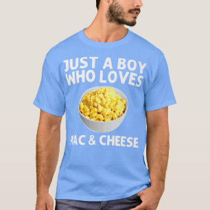 Cool Mac And Cheese For Boys Kids Macaroni Food Th T-Shirt