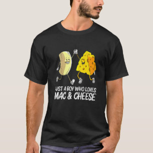 Cool Mac & Cheese For Boys Kids Baked Cheesy Macar T-Shirt