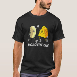 Cool Mac & Cheese For Men Dad Baked Cheesy Macaron T-Shirt