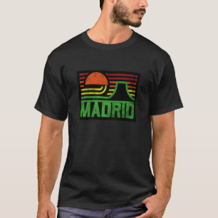 Cool Madrid Spain Espana Abstract Square Graphic T-Shirt