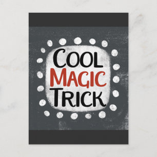 Cool Magic Trick Postcard