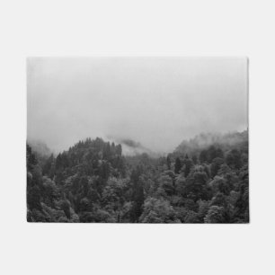 Cool, magical foggy nature doormat
