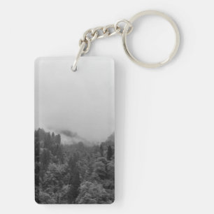 Cool, magical foggy nature key ring