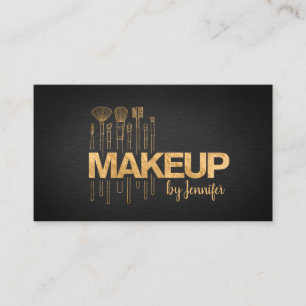 Cool Makeup brushes Makeup Appointment Business Card