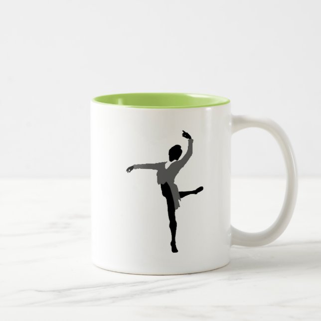 Cool Male Dancer Two-Tone Coffee Mug (Right)