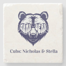 Cool Mama Bear Wearing Sunglasses Cub Names Custom