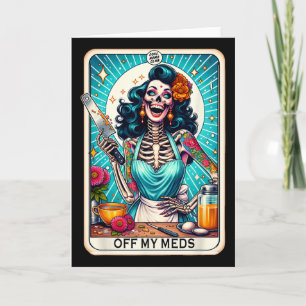 Cool Mama Club Tarot Card Skeleton Halloween