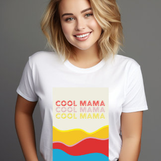 Cool Mama Waves | Retro graphic   T-Shirt