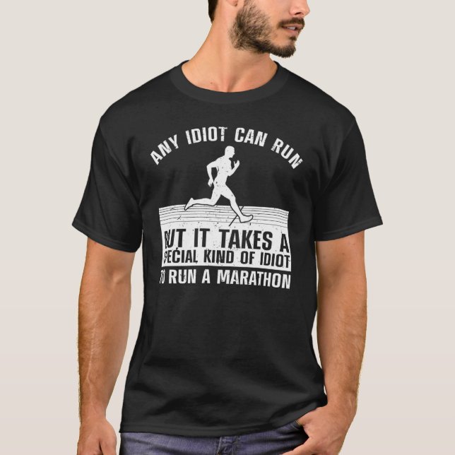 Cool Marathon Men Women Marathoner 26 2 Running Fi T-Shirt (Front)