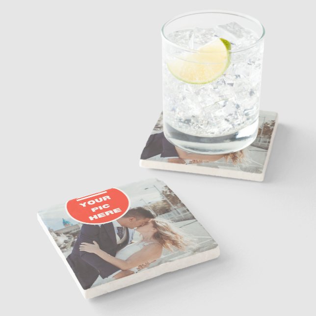 Cool! Marble Coaster - Personalised (Side)