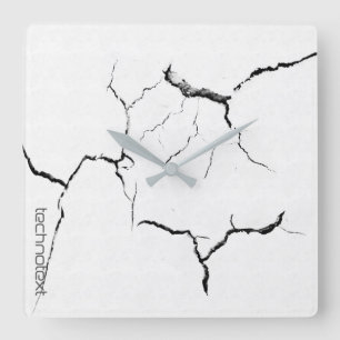 Cool Marble Look Square Wall Clock