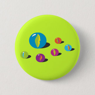 Cool Marbles 6 Cm Round Badge