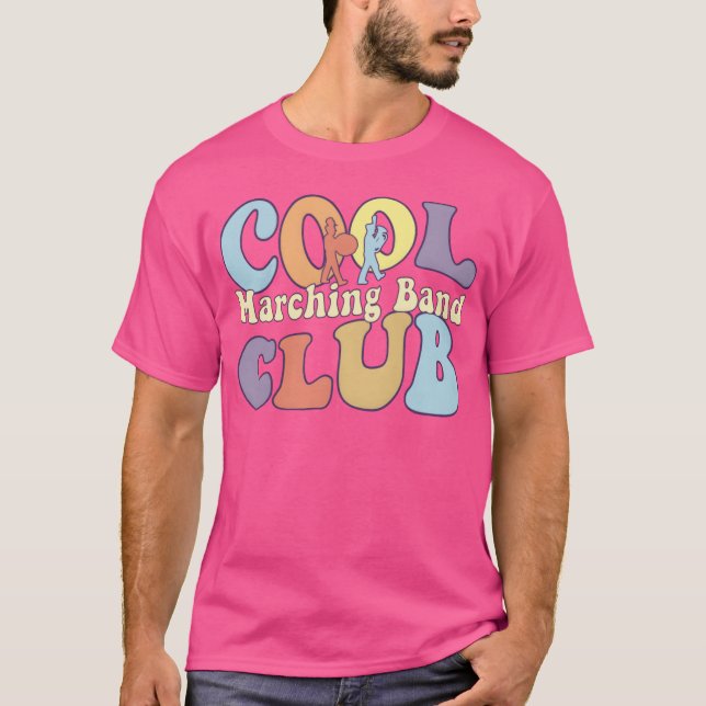 Cool Marching Band Club Drum Major Squad Leader vi T-Shirt (Front)