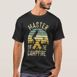 Cool Master Campfire Camping For Kids Men Women T-Shirt