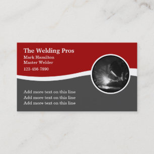 Cool Master Welding Construction Business Card