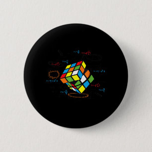 Cool Math Rubik Rubix Rubics Player Cube Math 6 Cm Round Badge