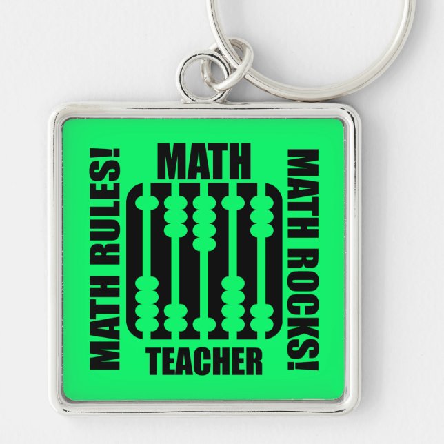 cool math teacher key ring (Front)