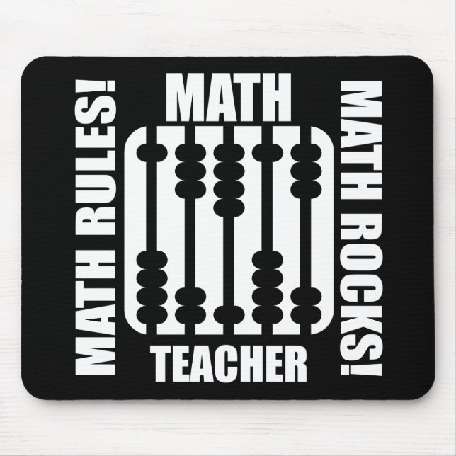 cool math teacher mouse mat (Front)
