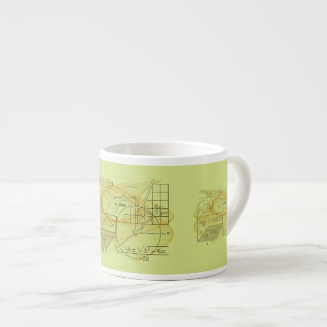 Cool Mathematics Physics Science Espresso Mug (Front Right)