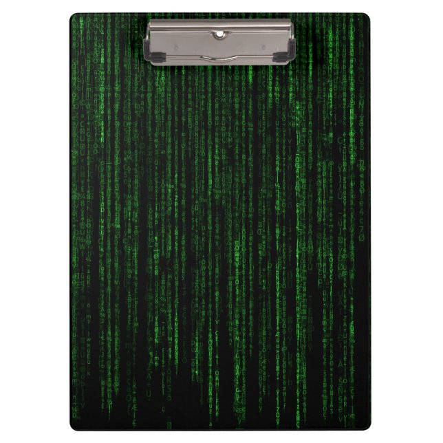 Cool Matrix Effect Clipboard (Front)