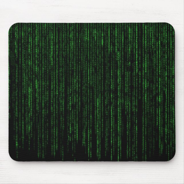 Cool Matrix Effect Mouse Mat (Front)