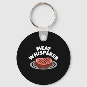 Cool Meat Cutter For Men Women Meat Chef Griller B Key Ring