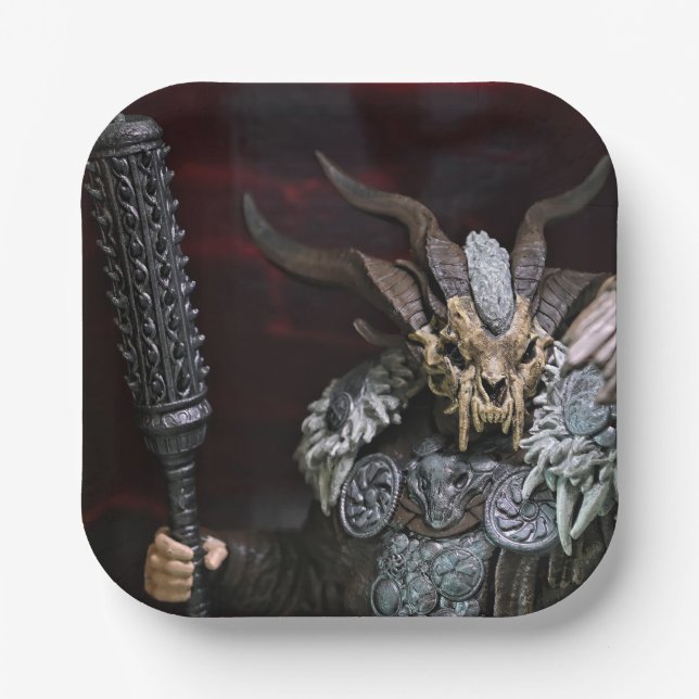 Cool medieval themed paper plate (Front)