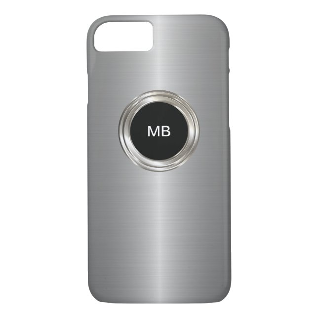 Cool Men's Business Monogram Case (Back)