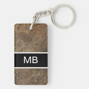 Cool Men's Monogram Keychain