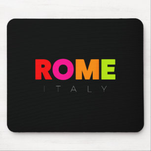 Cool Men's Women's Kids Colorful Rome Italy Graphi Mouse Mat
