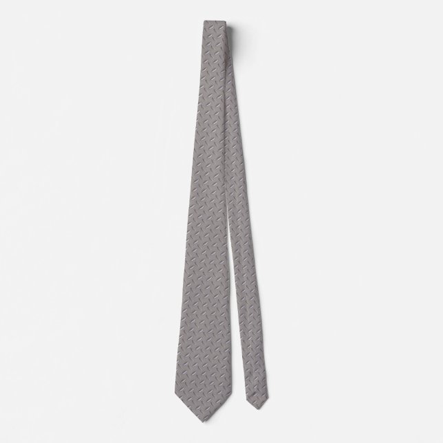 Cool Metal Background with Your Text Tie (Front)