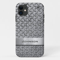 Cool Metal Diamond Cut Metallic Plate Pattern