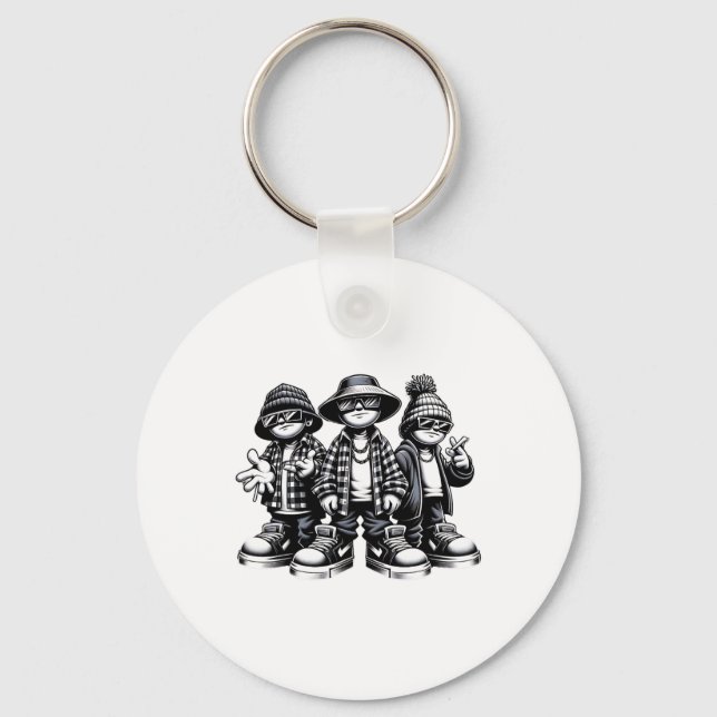 Cool Mexican Pride Cinco De Mayo Latino Chicano Co Key Ring (Front)