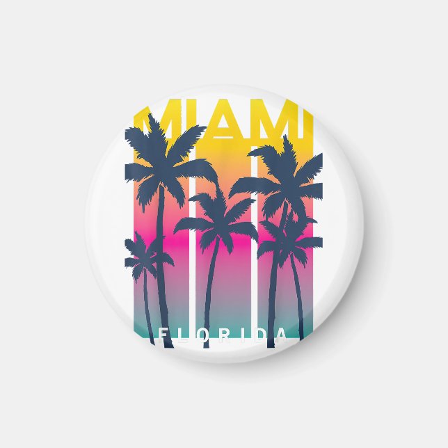 Cool Miami Florida Graphic Design Tees, I Love Mia Magnet (Front)