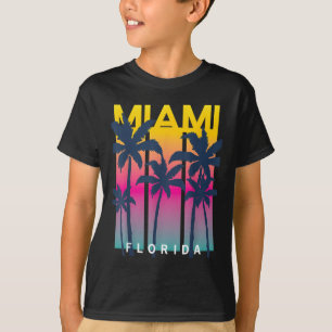Cool Miami Florida Graphic Design Tees, I Love Mia T-Shirt