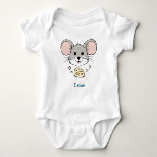 Cool mice mouse animals pet cartoon valentine baby bodysuit