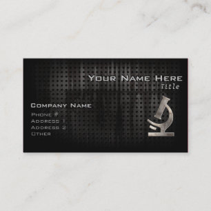 Cool Microscope Business Card