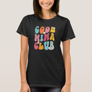 Cool Mima Club Mother s Day Groovy Retro Best Mum T-Shirt