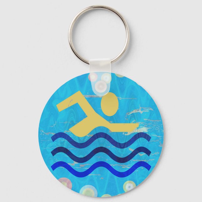 Cool mind in hot times key ring (Front)